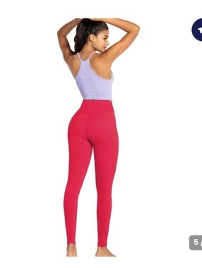 Sunzel Pink Nunaked Workout Leggings In Size Large NWOT